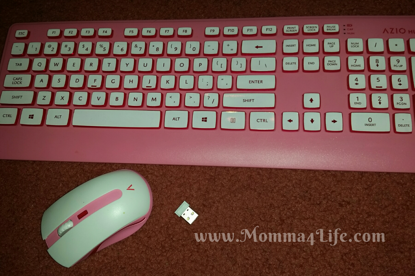 Azio Hue Wireless Keyboard and Mouse Review Momma4Life