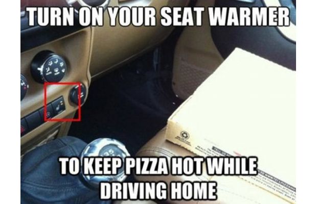 Keep Your Pizza Warm in the Car