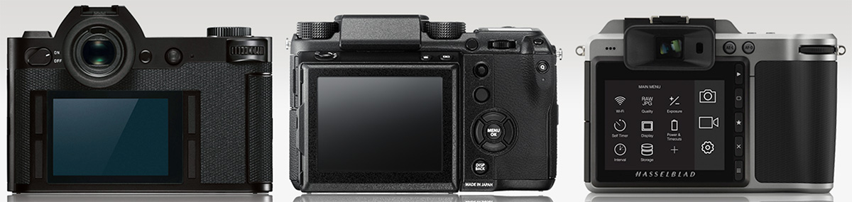 Сравнение Leica SL, Fujifilm GFX ($6999) и Hasselblad X1D