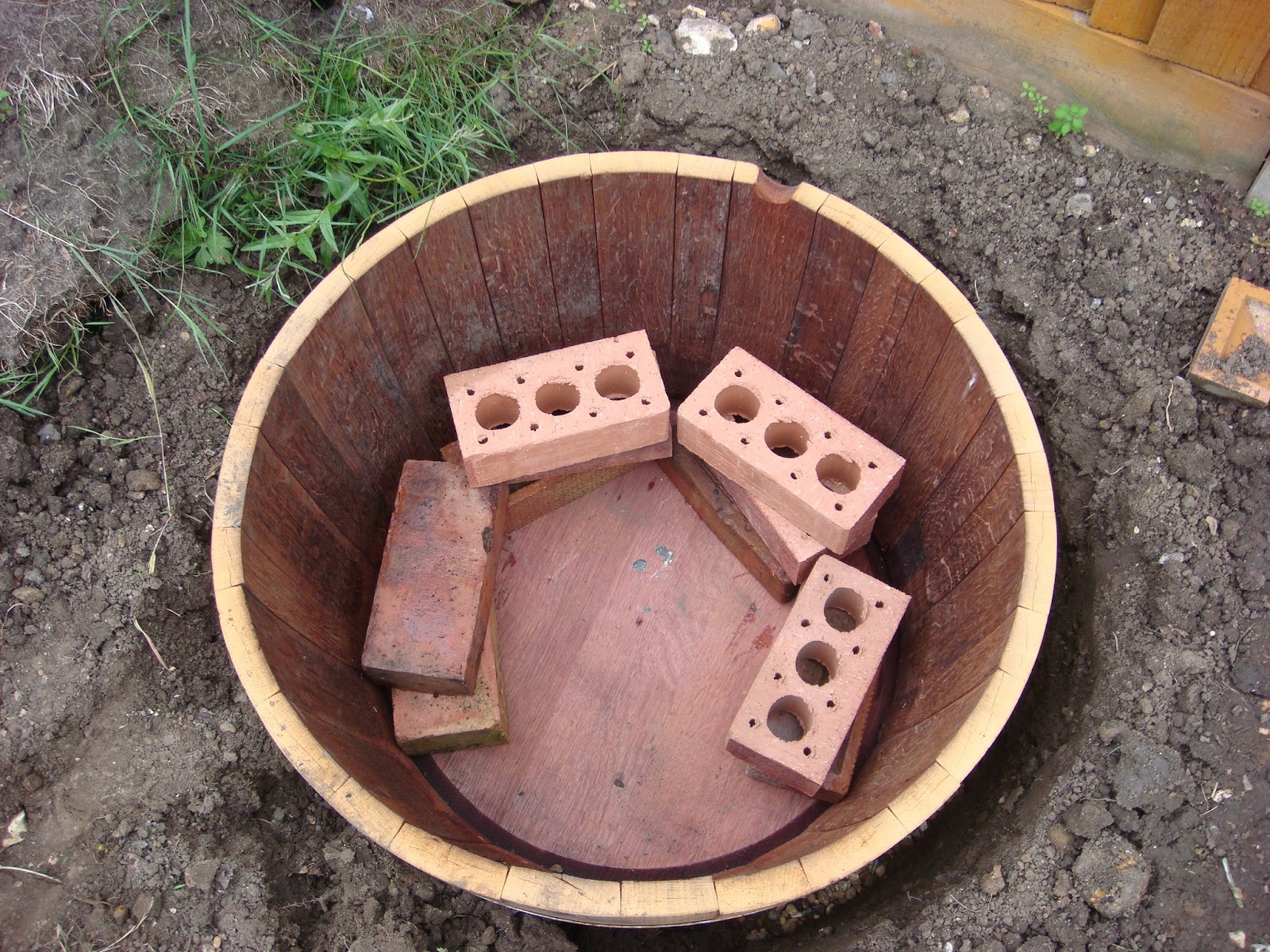 Veg patch from scratch How to make a wildlife barrel pond