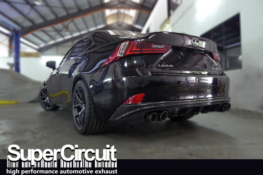 SUPERCIRCUIT Exhaust Pro Shop Lexus IS350 Axleback Exhaust Customization