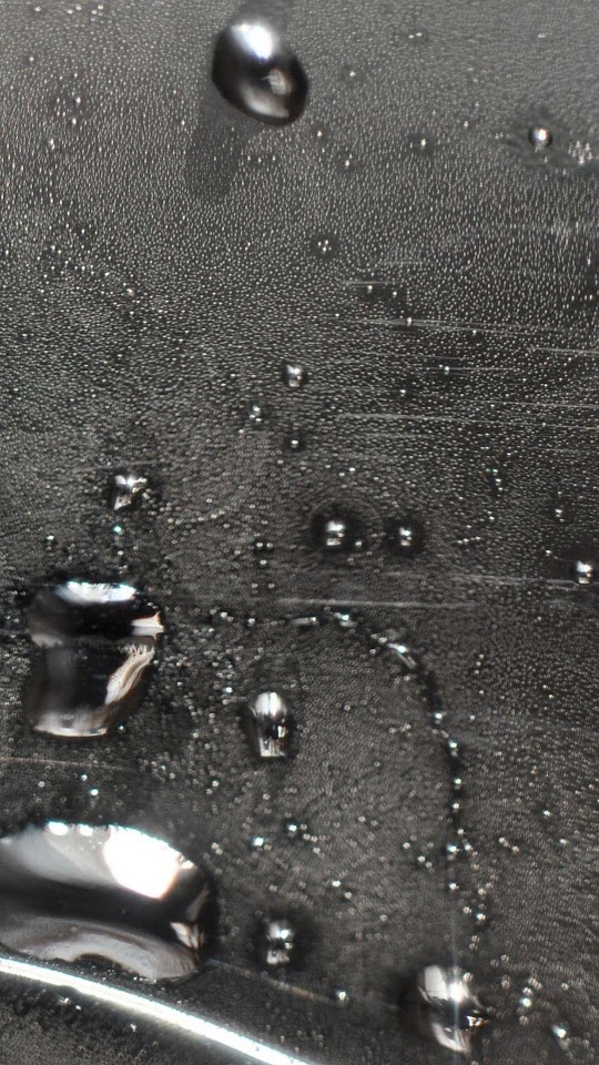 Silver Drops Black Pavement  Galaxy Note HD Wallpaper