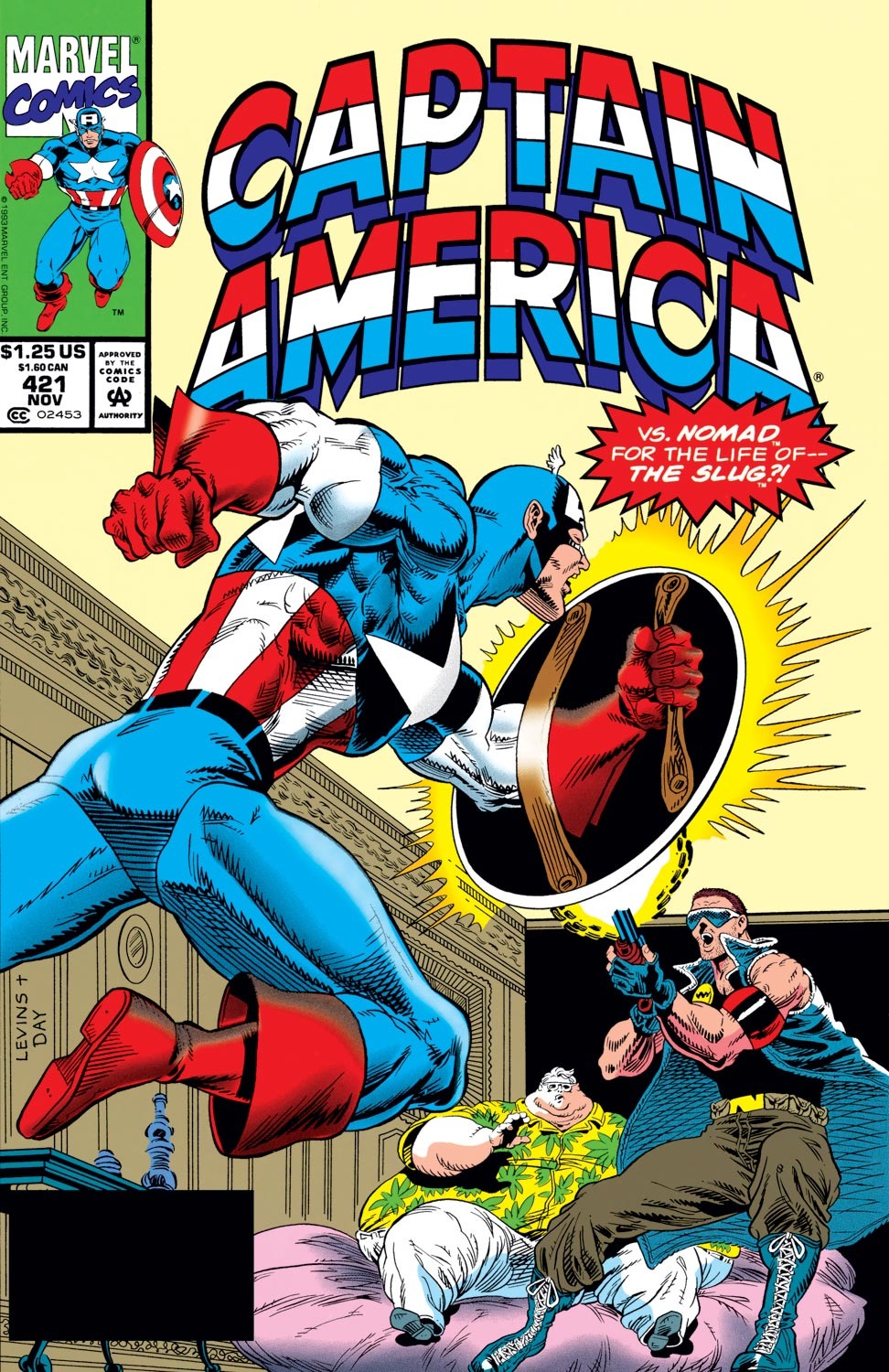 Read online Captain America (1968) comic -  Issue #421 - 1
