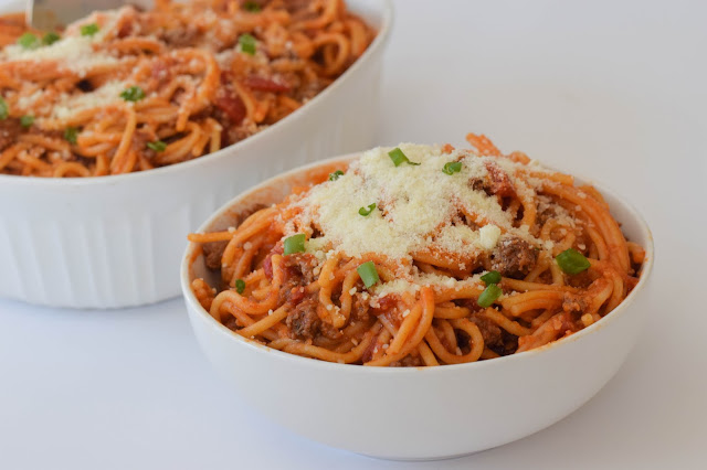 This Instant Pot Spaghetti is an easy meal to make for family dinner.
