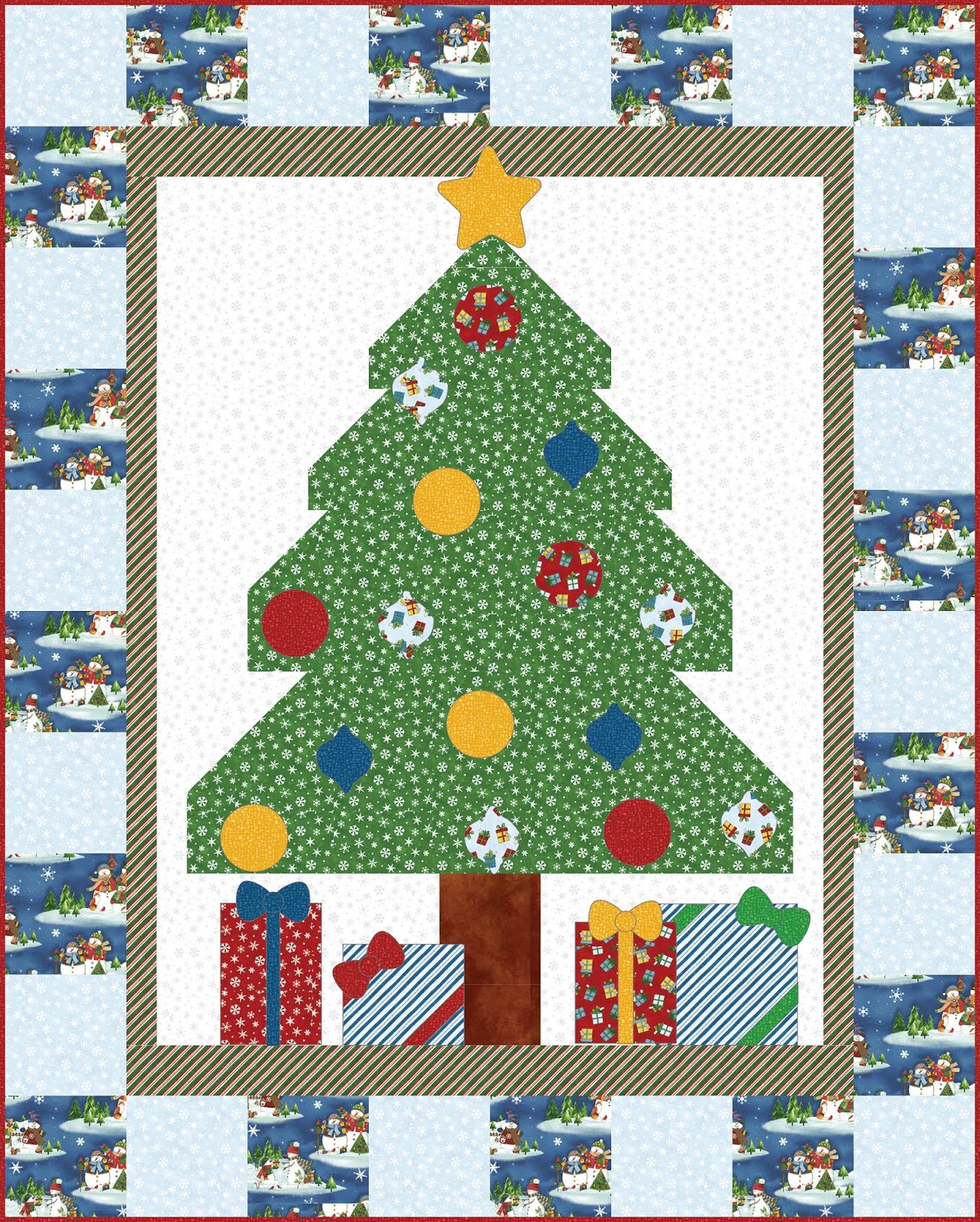 Quilt Inspiration Free pattern day Christmas quilts (part 1) Trees!