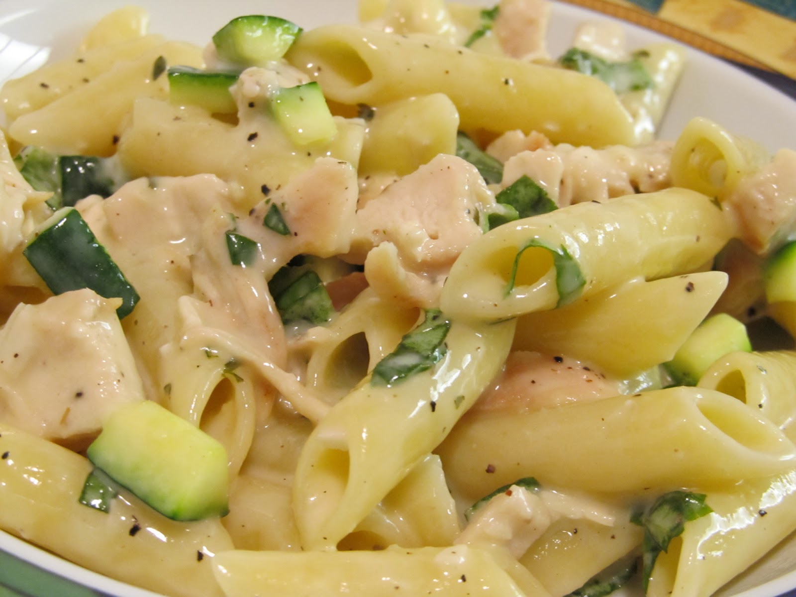 Jenn's Food Journey Brie and Chicken Pasta