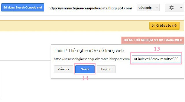 Hướng dẫn cách tạo sitemap cho blogspot