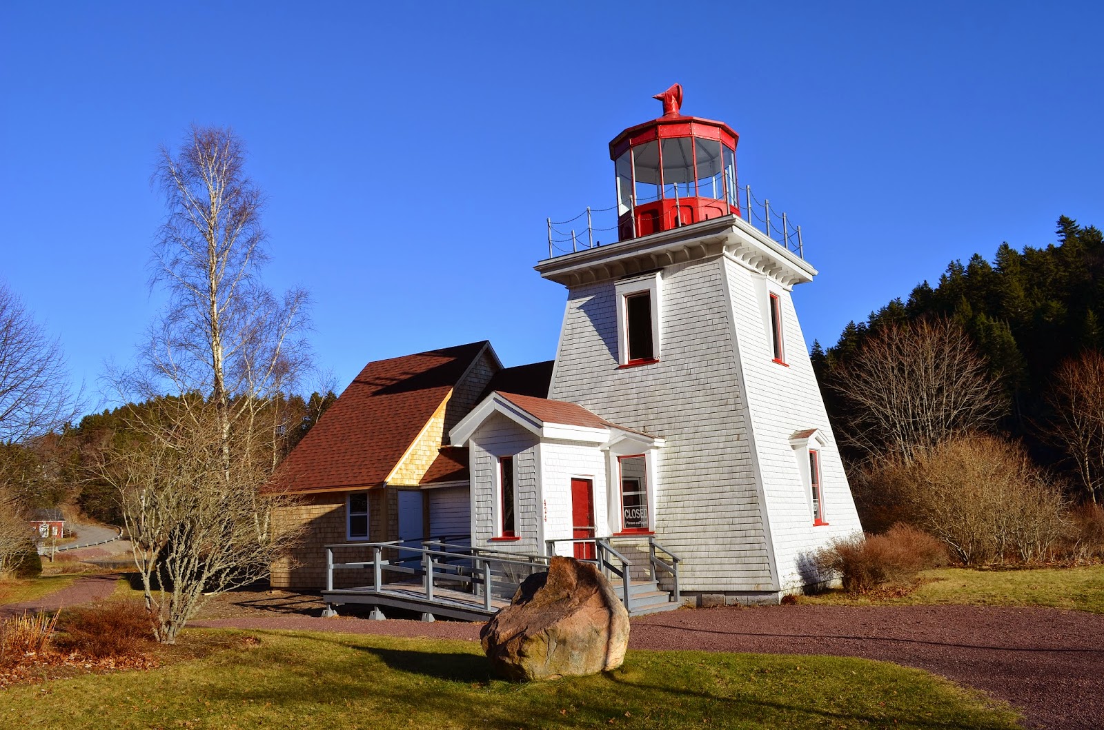 Neal's Lighthouse Blog St. Martin Harbour Light, St. Martin, New Brunswick