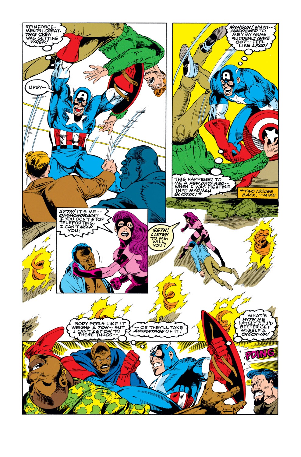 Read online Captain America (1968) comic -  Issue #424 - 17