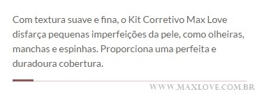 resenha paleta maxlove paleta de corretivos maxlove