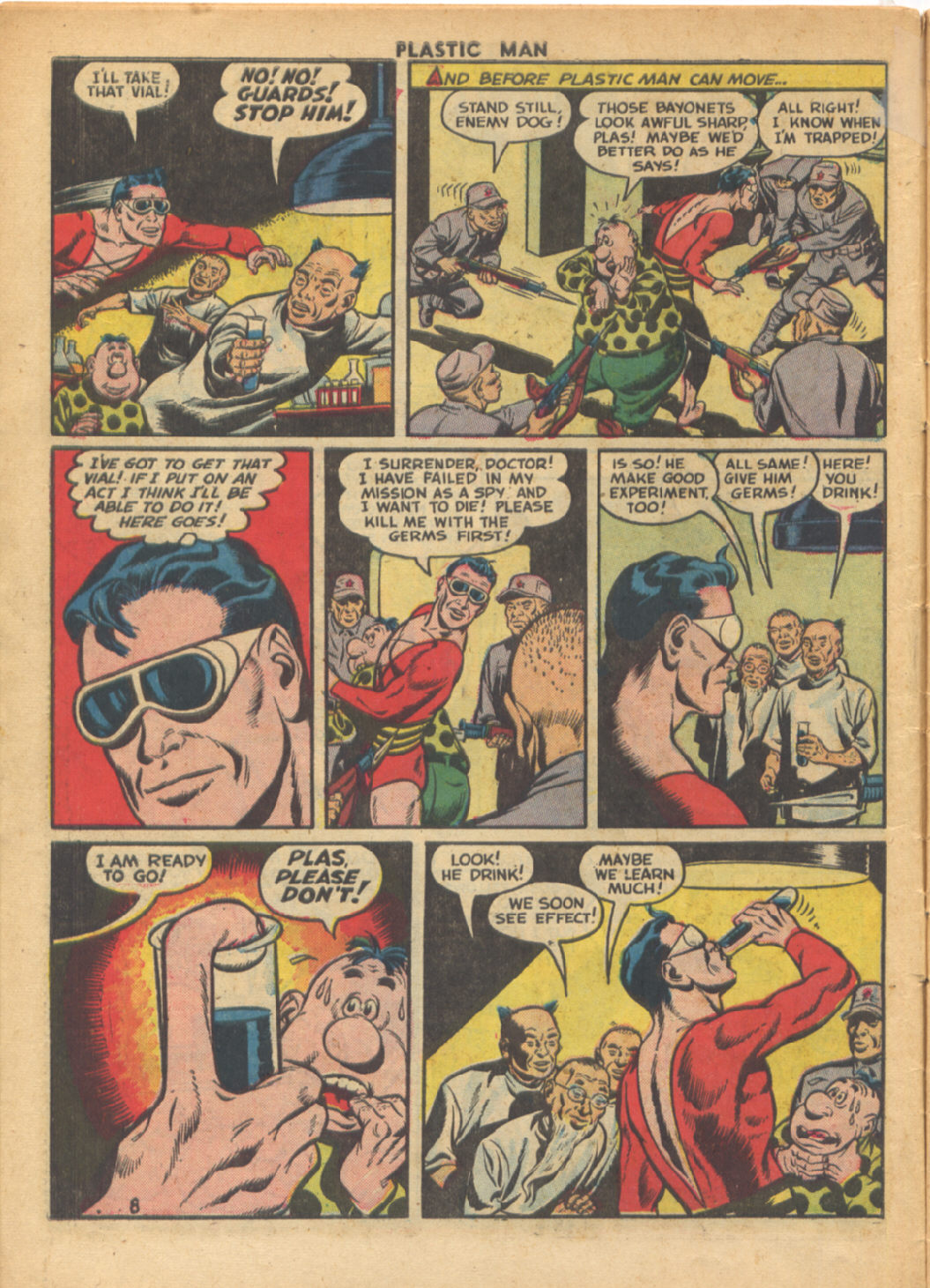 Read online Plastic Man (1943) comic -  Issue #38 - 10