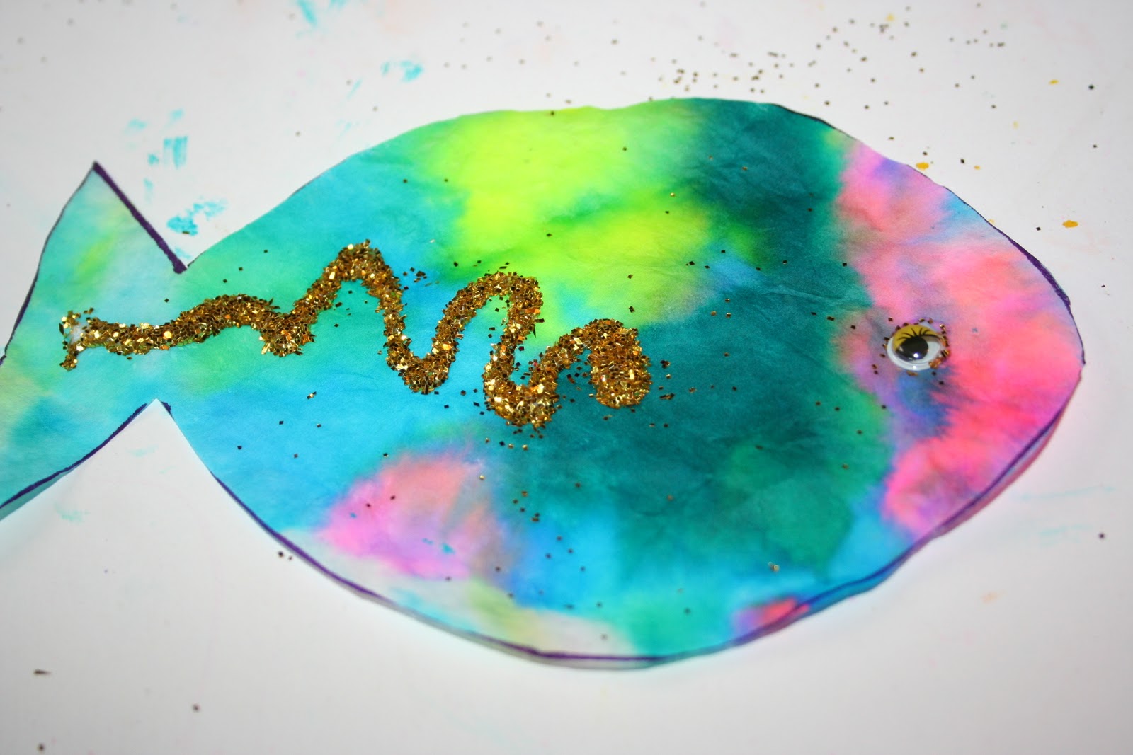 Our Country Road Coffee Filter Fish