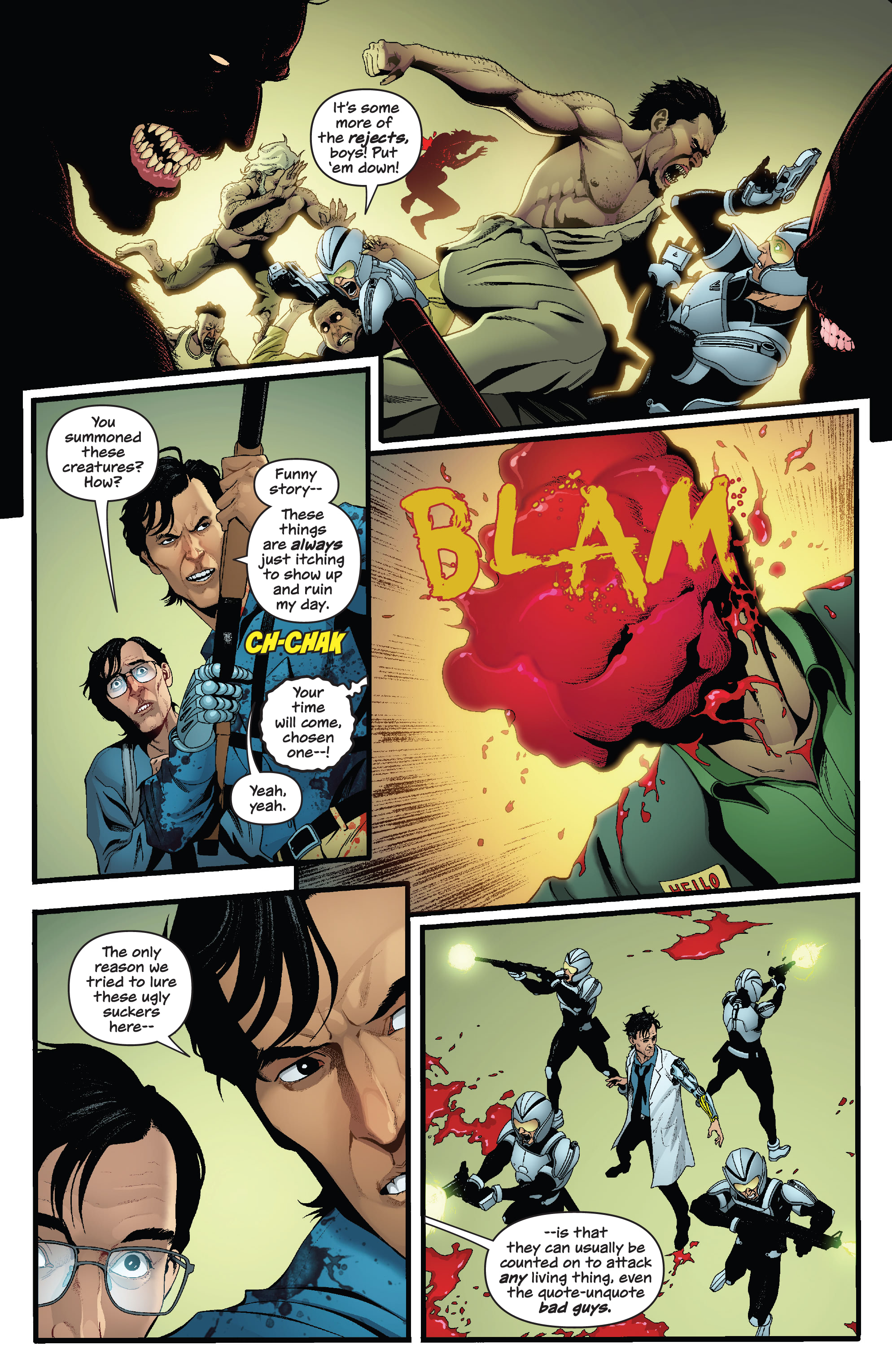 Read online Army of Darkness Vs. Reanimator: Necronomicon Rising comic -  Issue #5 - 15