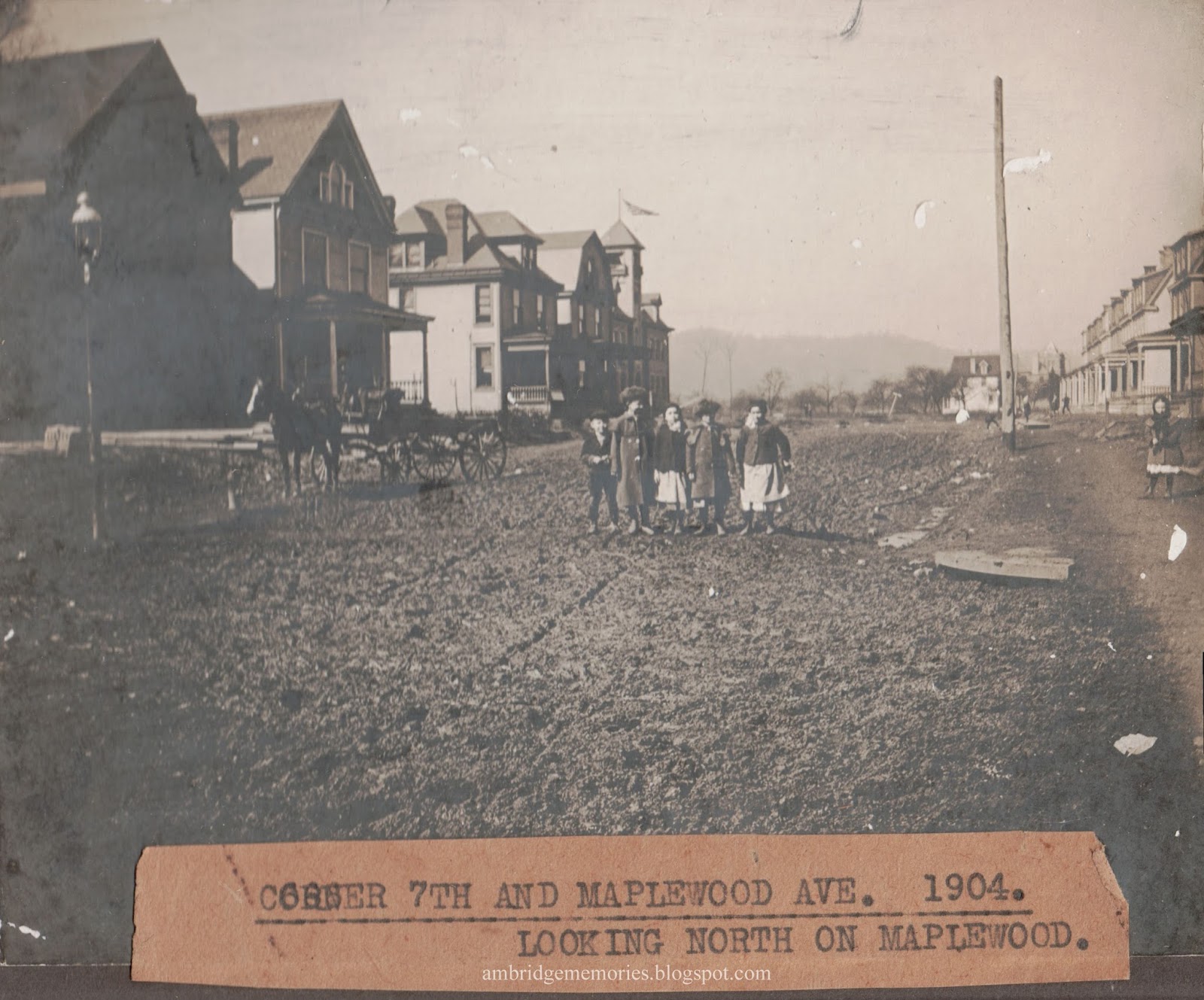 Ambridge Memories Maplewood Ave. at 7th St., 1904