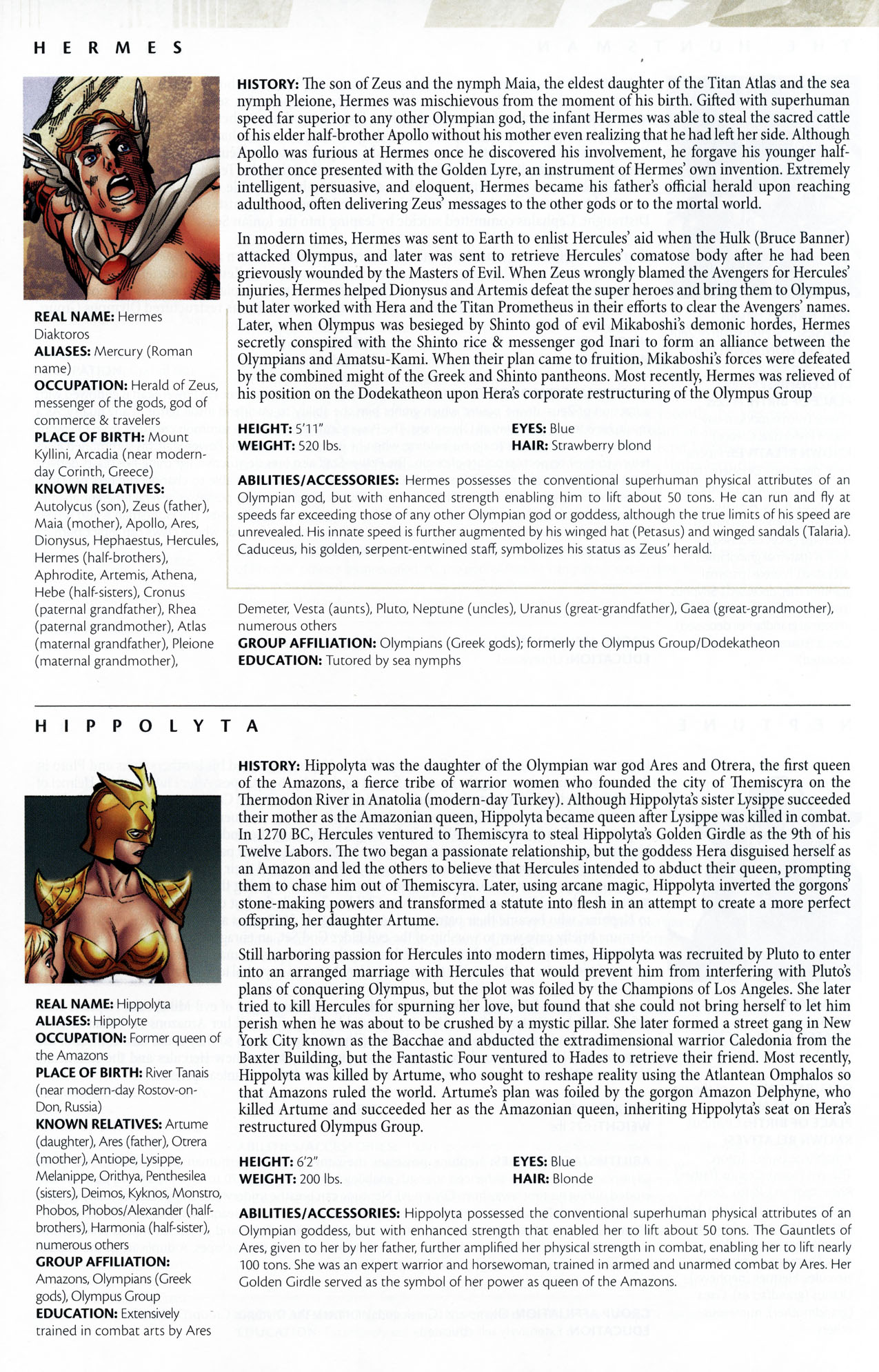Read online Thor & Hercules: Encyclopaedia Mythologica comic -  Issue # Full - 43