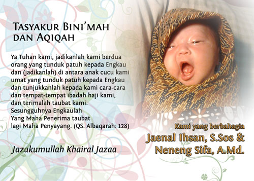 Desain Aqiqah