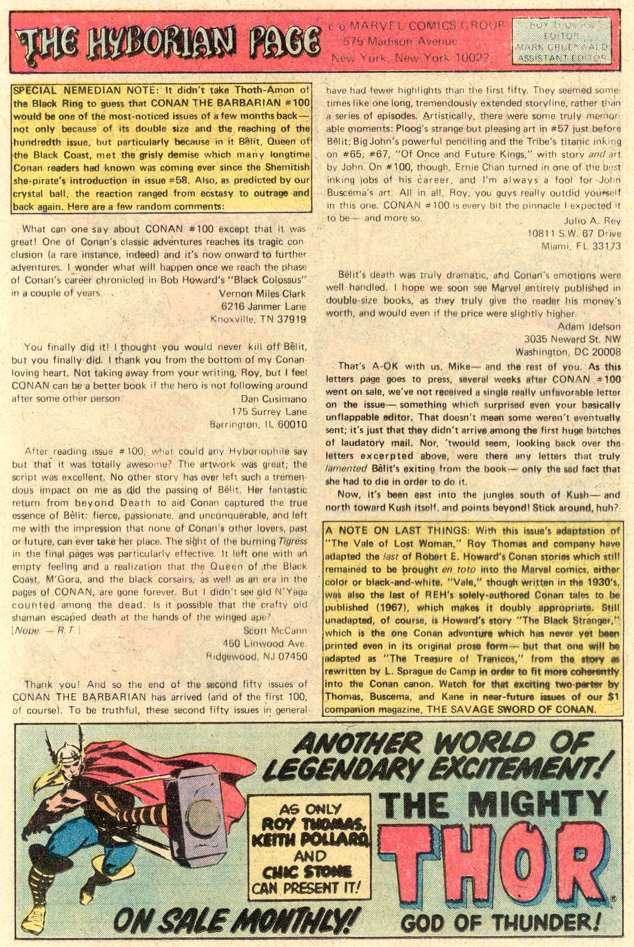 Conan the Barbarian (1970) Issue #104 #116 - English 20
