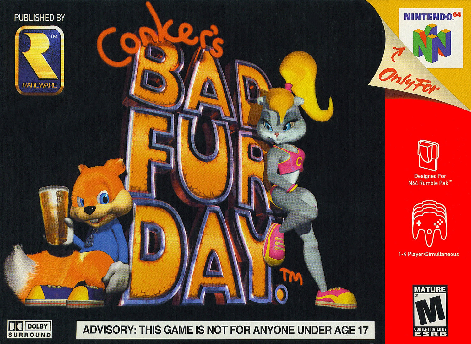 Conker's Bad Fur Day ROM (No Español) MinuROMs