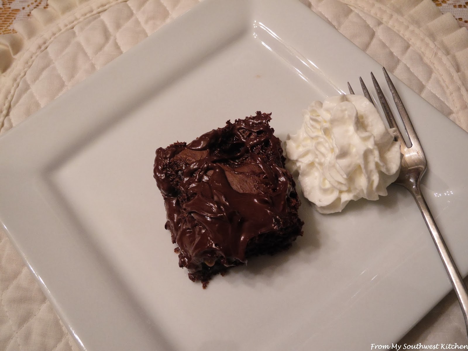 From My Southwest Kitchen Salted CaramelChocolate Dump Cake