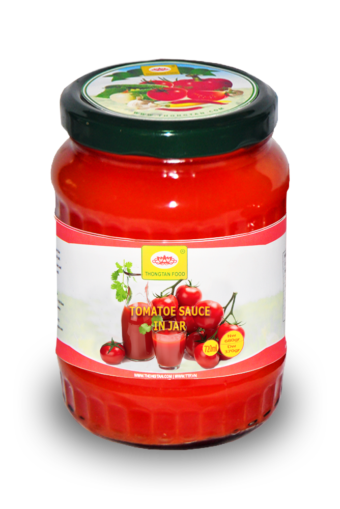 Tomato sauce in jar