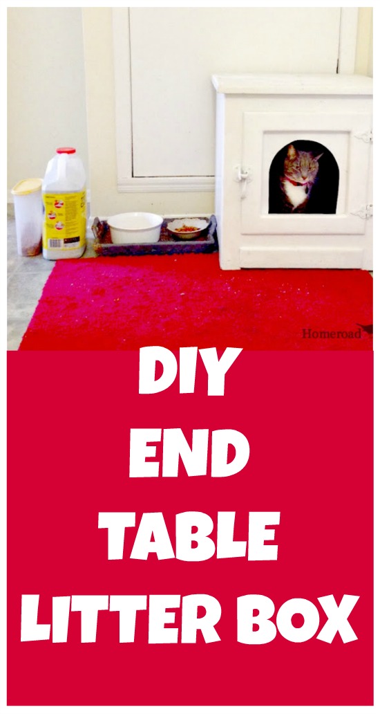 How to Make a Litter Box End Table
