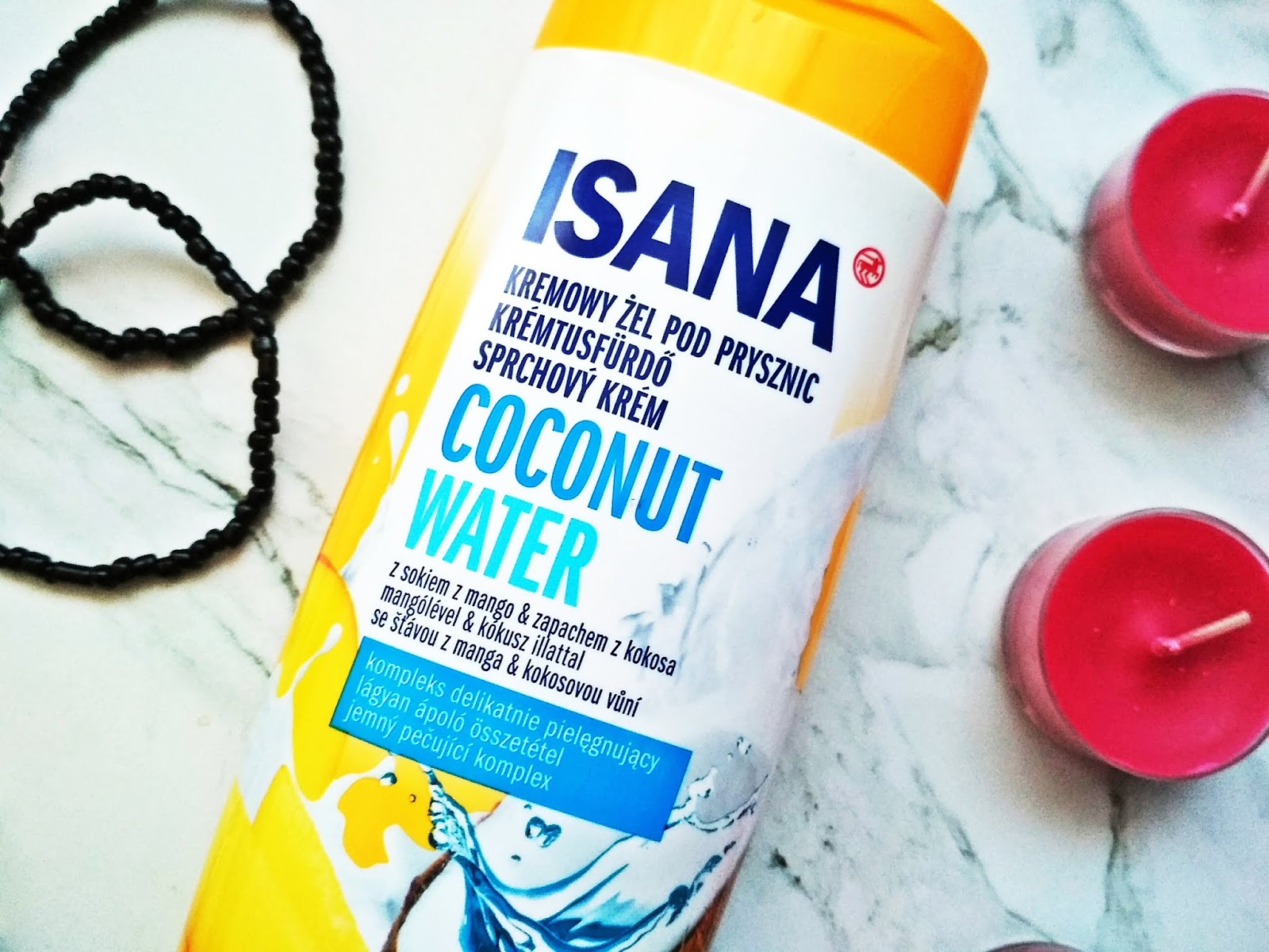 Isana_Coconut Water mit Mangosaft und Kokos- Duft Cremedusche 