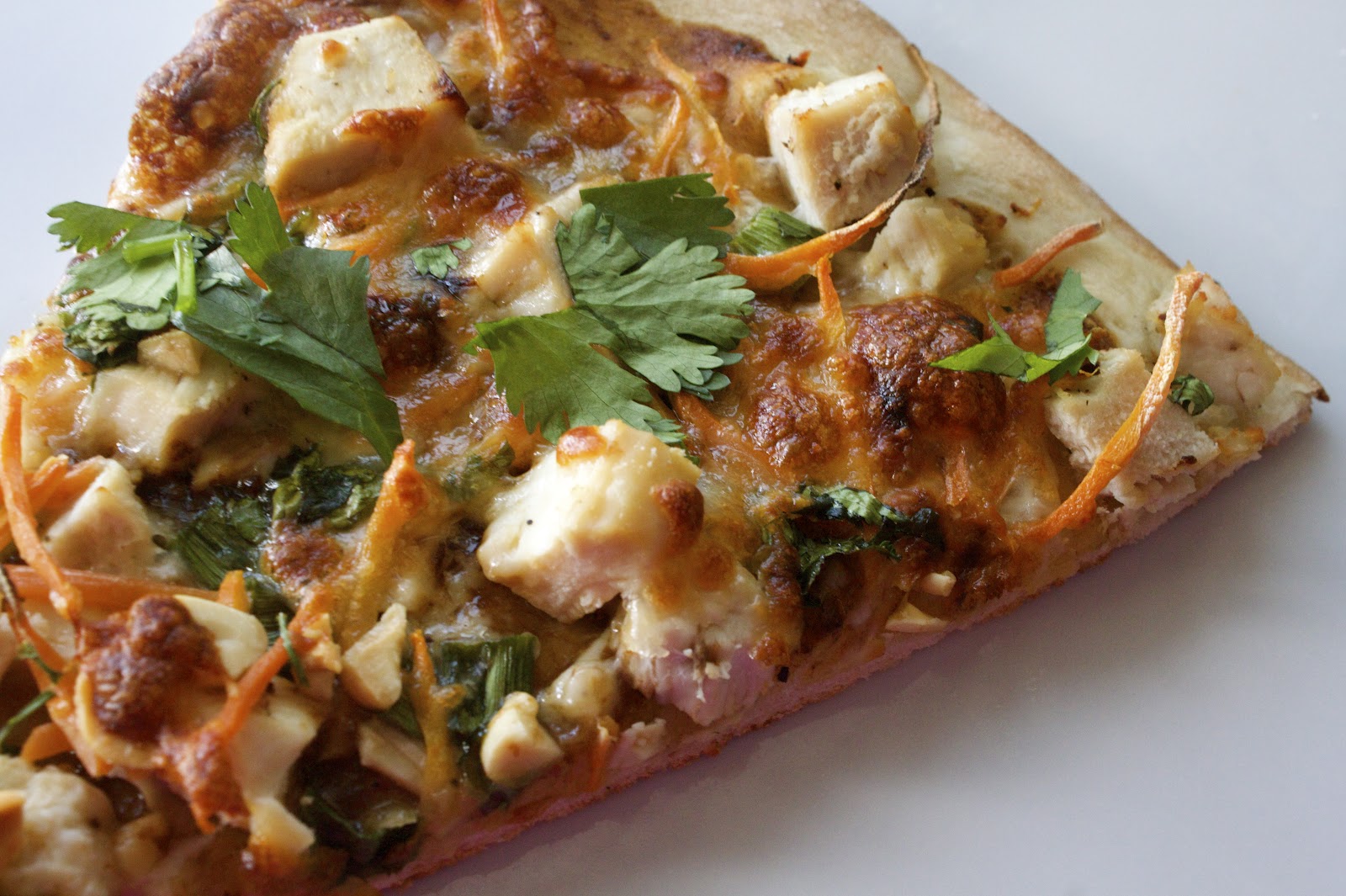 Thai Kylling Og Gulrot Pizza