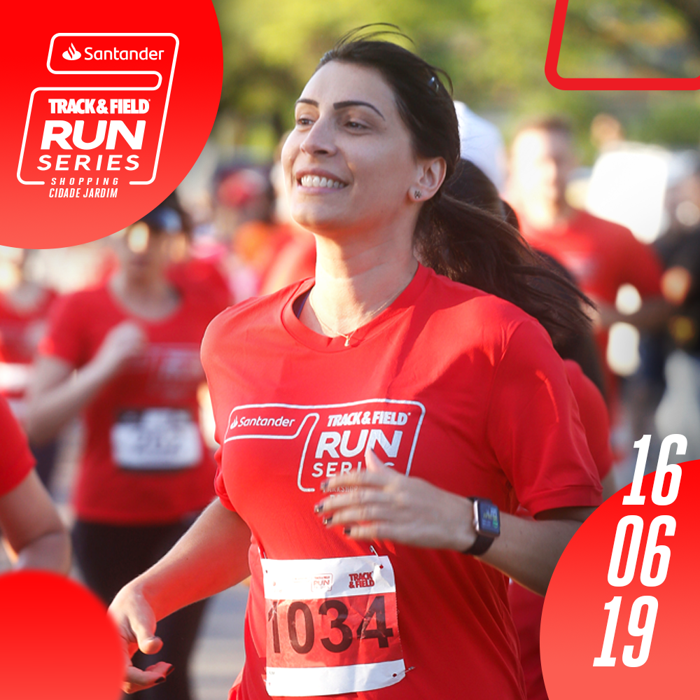 Desconto par Santander Track&Field Run Series Shopping Cidade Jardim I