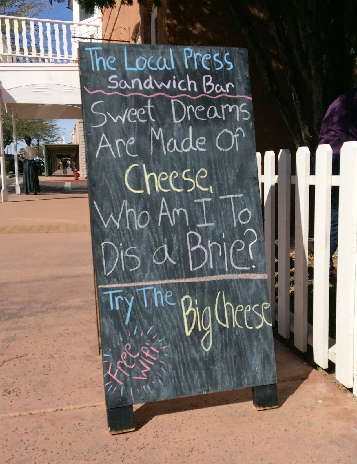 Cheesey Sign is Punny and Funny.