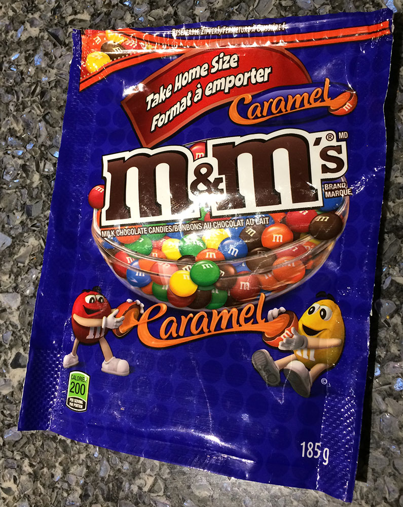 No Fixed Address Caramel M&Ms