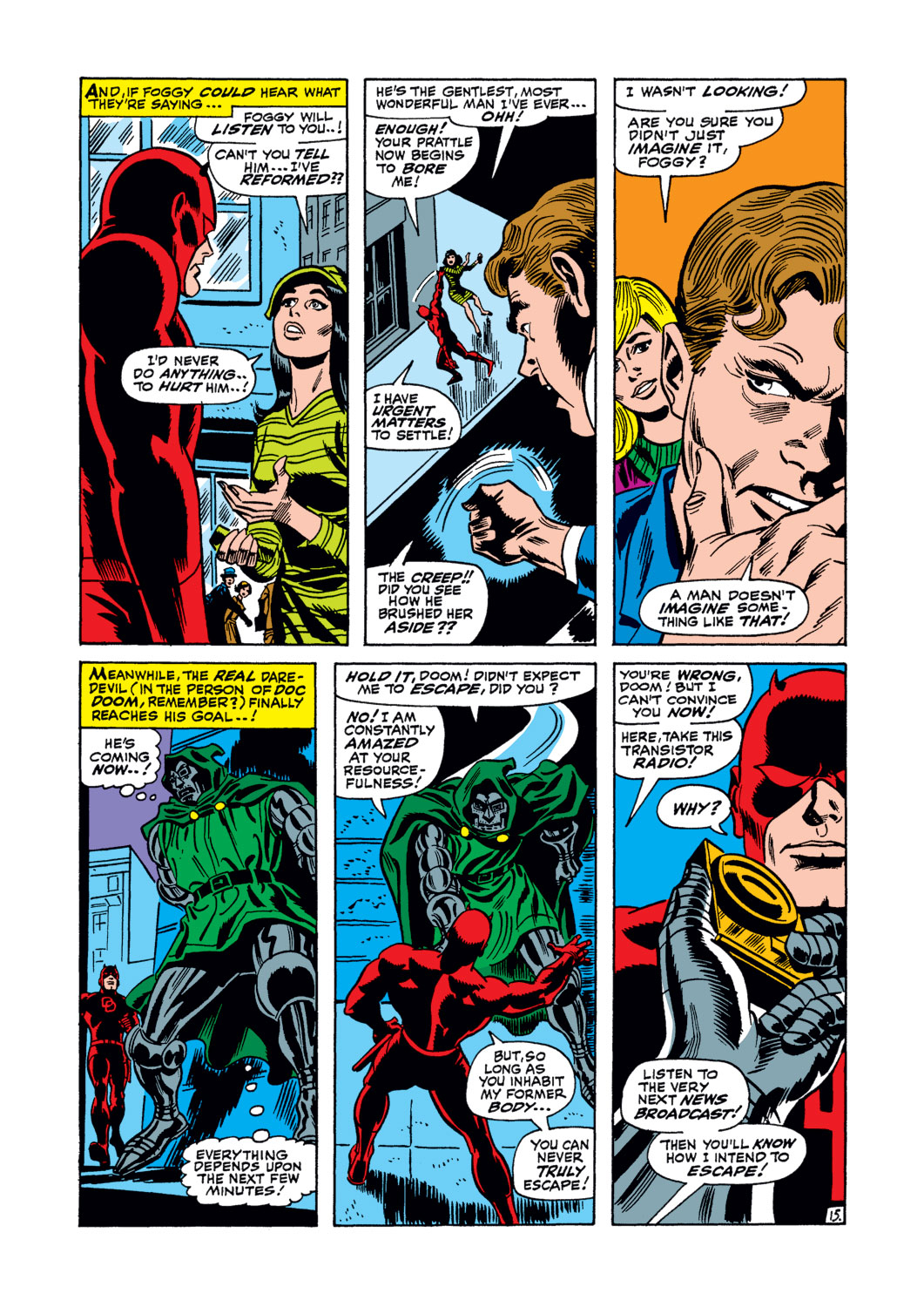 Read online Daredevil (1964) comic -  Issue #38 - 16