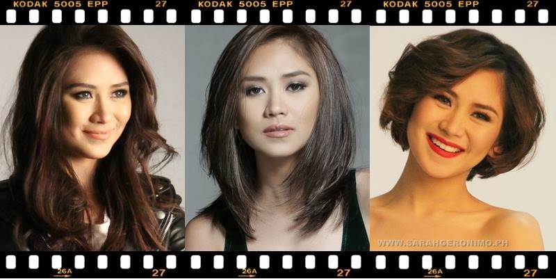 Sarah Geronimo's hair evolution