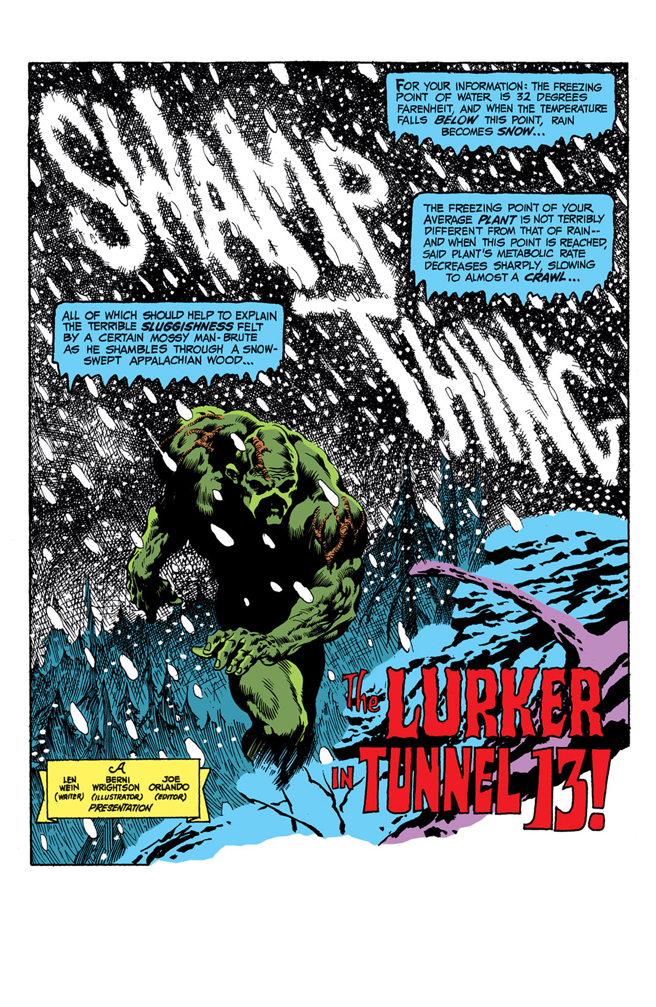 Read online Swamp Thing (1972) comic -  Issue #8 - 2