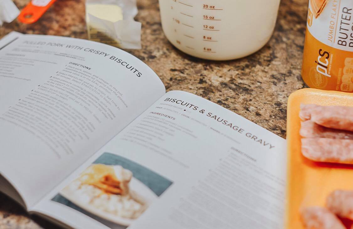 becca dutkiewicz Ninja Foodi Biscuits & Sausage Gravy