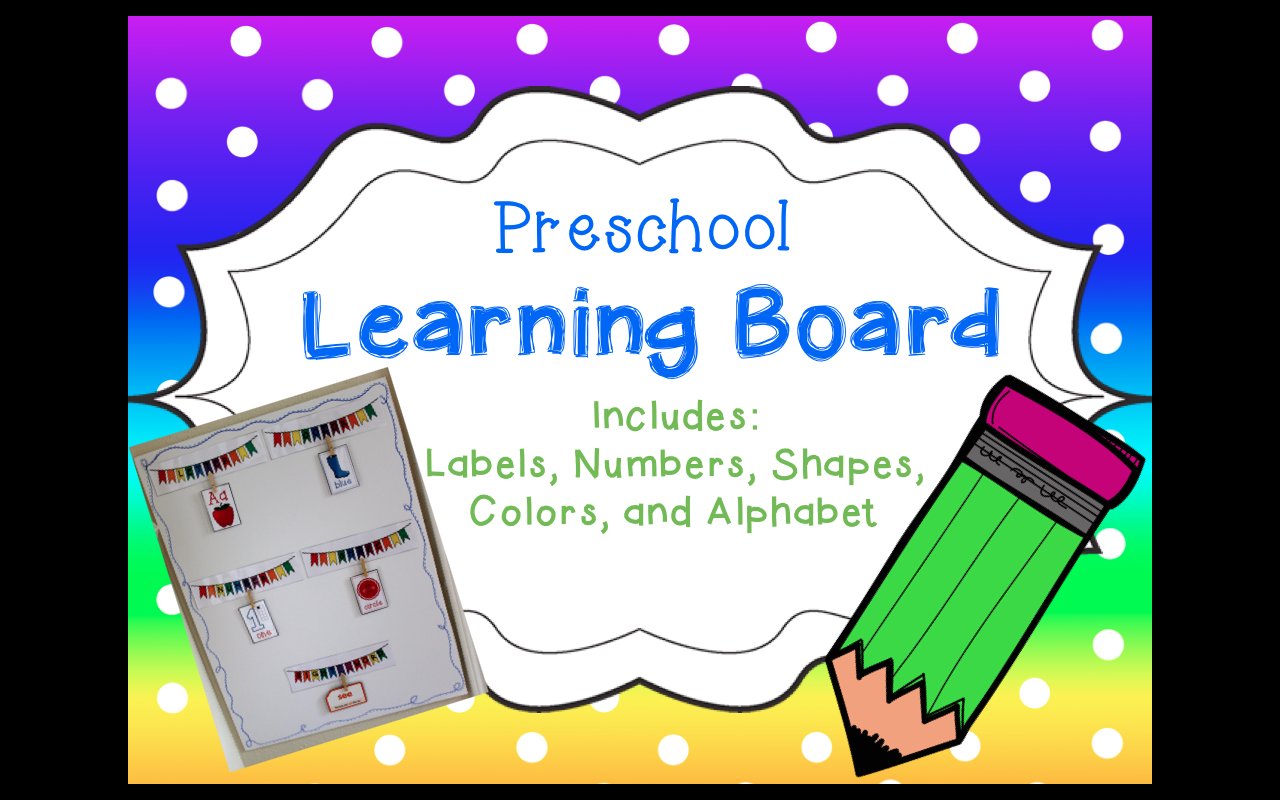 Giggles and Glue sticks....sisters learning together. Our Learning Board