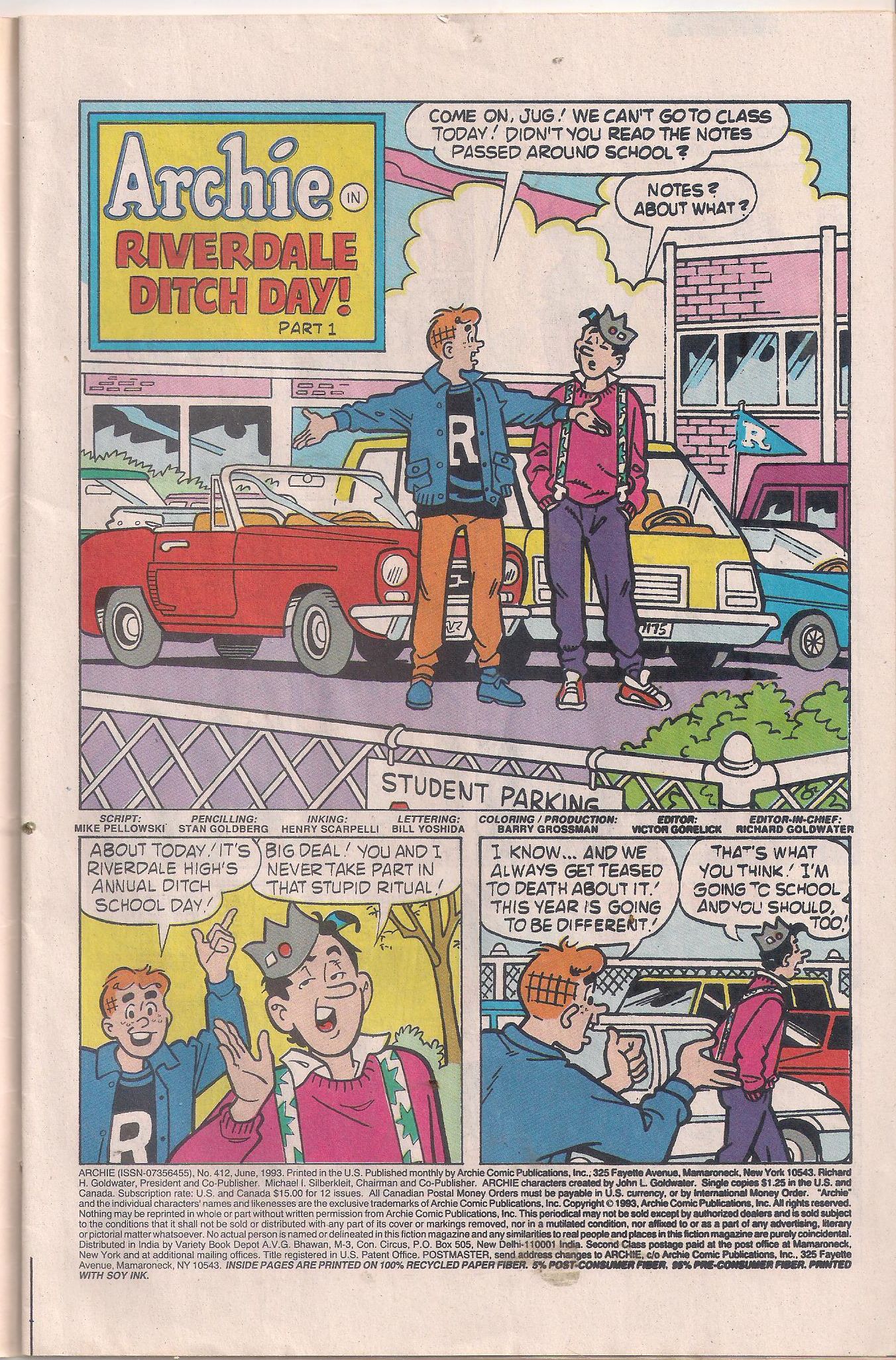 Read online Archie (1960) comic -  Issue #412 - 3