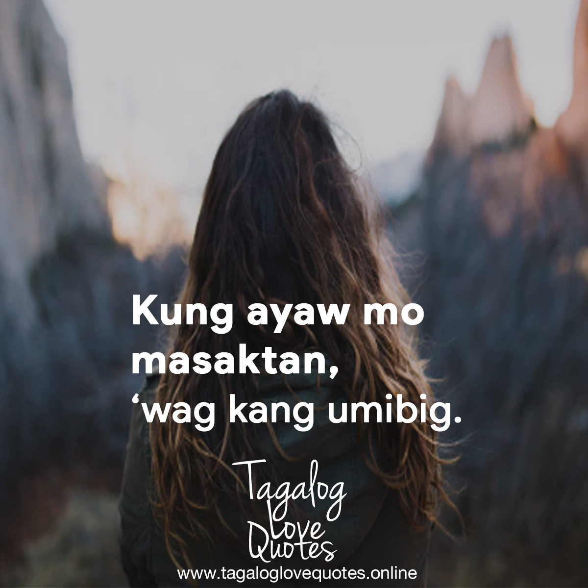 Kung ayaw mo masaktan,