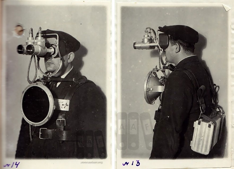 Futuristic Prototype of the First Soviet Night Vision Goggles, ca