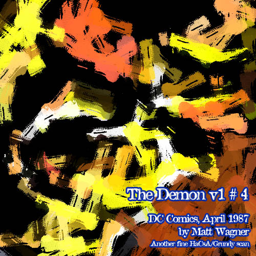 Read online The Demon (1987) comic -  Issue #4 - 1