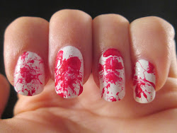 nail blood splatter