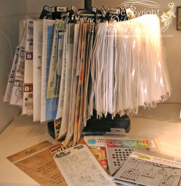 Stamping with Bibiana How to Organize your Stencils