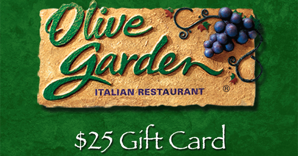 Sasaki Time Giveaway 25 Olive Garden Gift Card