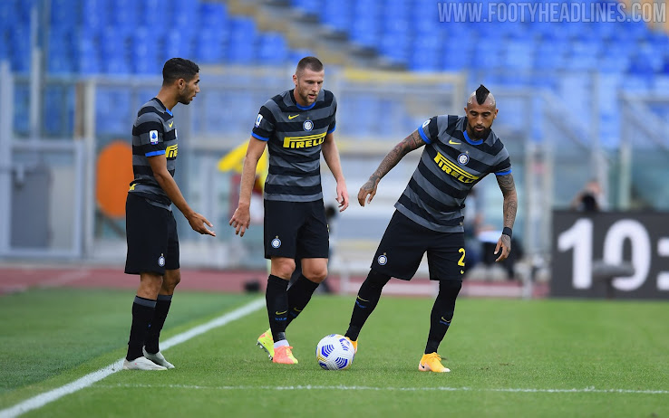 Stunning: Inter 20-21 Third Kit On Pitch - Footy Headlines