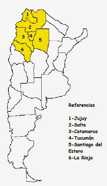 Regiones Geográficas De Argentina Región Noroeste
