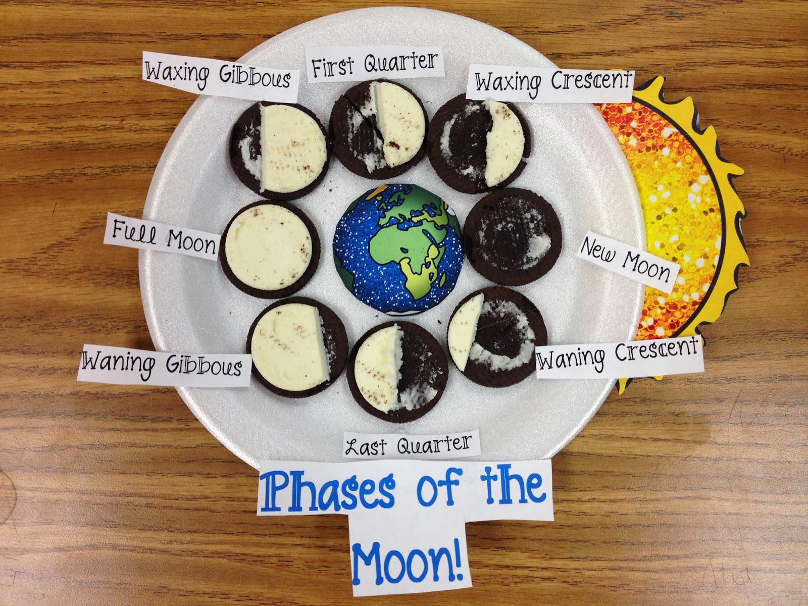 Phases of the Moon with Oreo Cookies | Glitter in Third