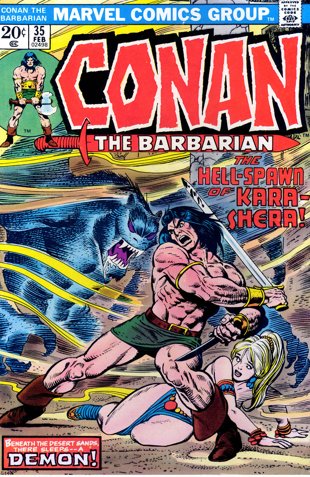 Read online Conan the Barbarian (1970) comic -  Issue #35 - 1