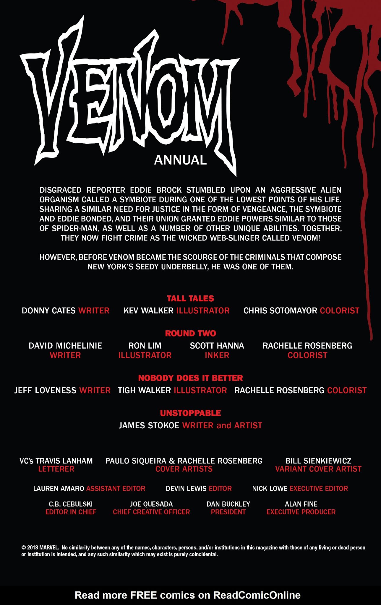 Venom (2018) issue Annual 1 - Page 2