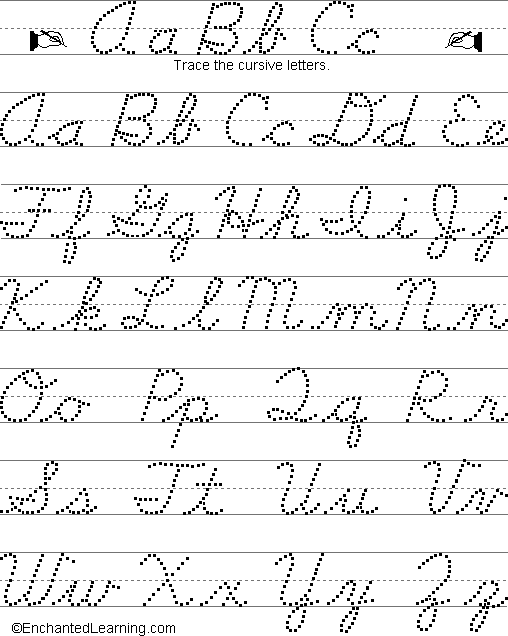Learn how to write your name in cursive