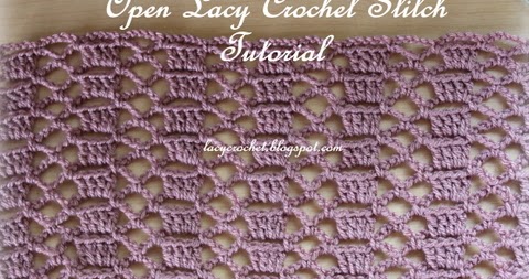 Lacy Crochet: Crochet Stitch Patterns