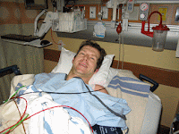 Kevin Rokosh post op recovery room